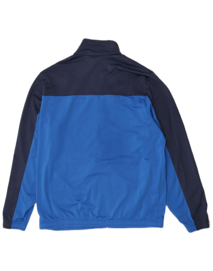 Giacca da tuta da uomo Puma Large in poliestere color block blu