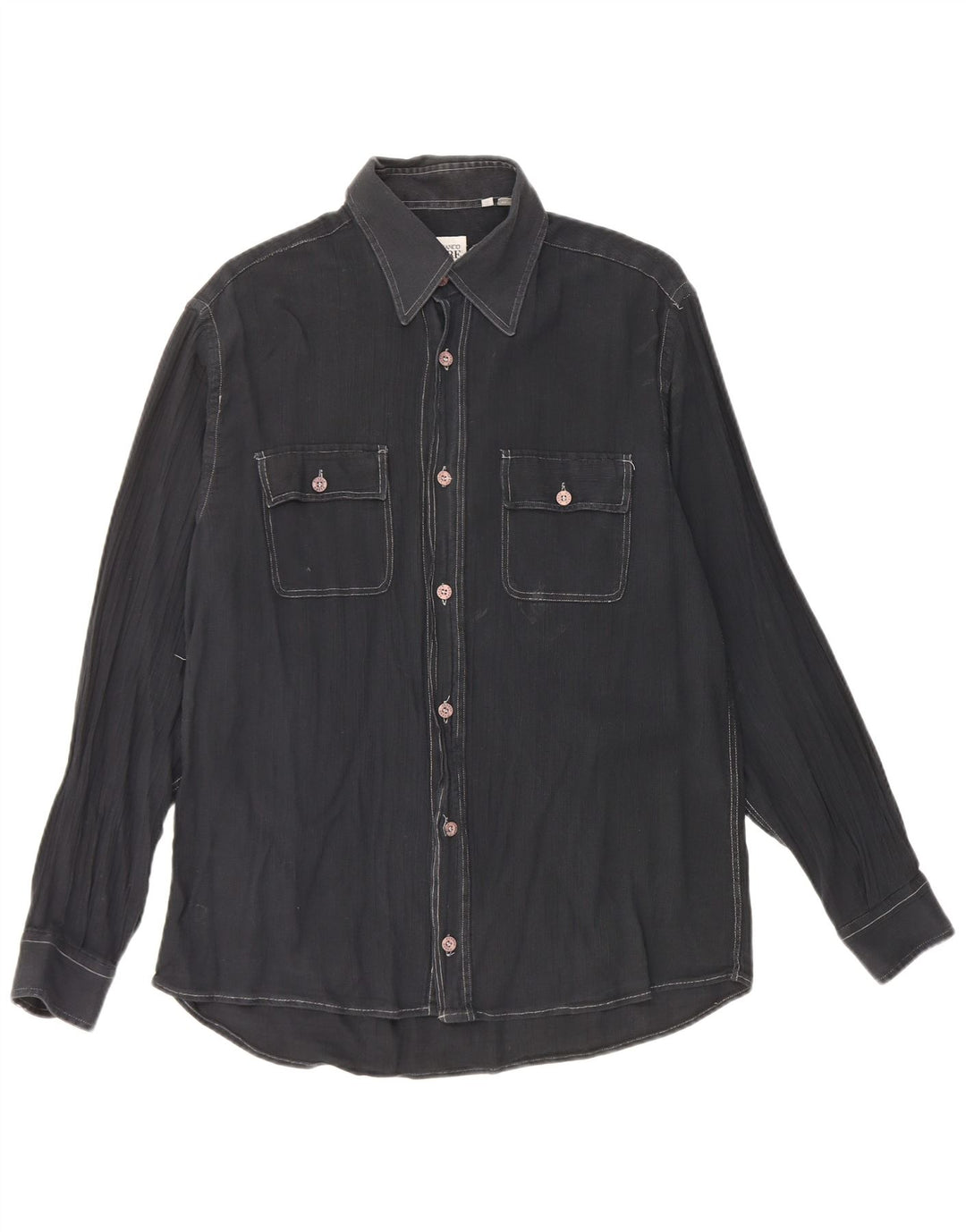 Camicia Da Uomo Gianfranco Ferre Blu Navy Medio