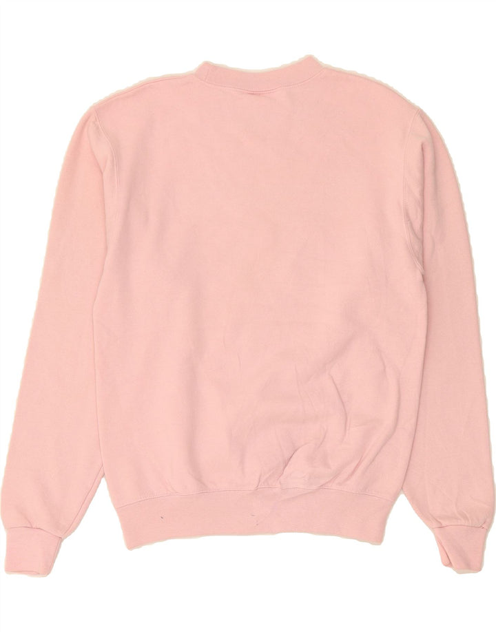 CHAMPION Womens Oversized Graphic Sweatshirt Jumper UK 10 Small Pink Vintage Champion and Second-Hand Champion from Messina Hembry 