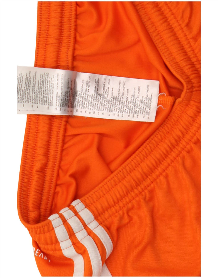 Pantaloncini sportivi Adidas Aeroready da uomo piccoli in poliestere arancione