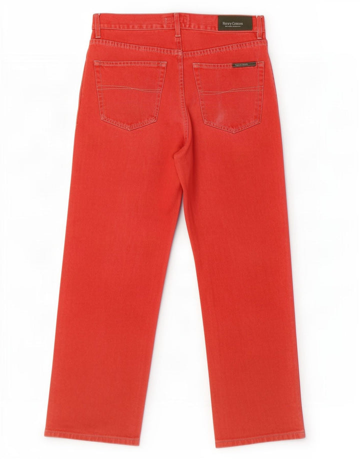 Jeans dritti da uomo Henry Cottons W31 L27 Rossi