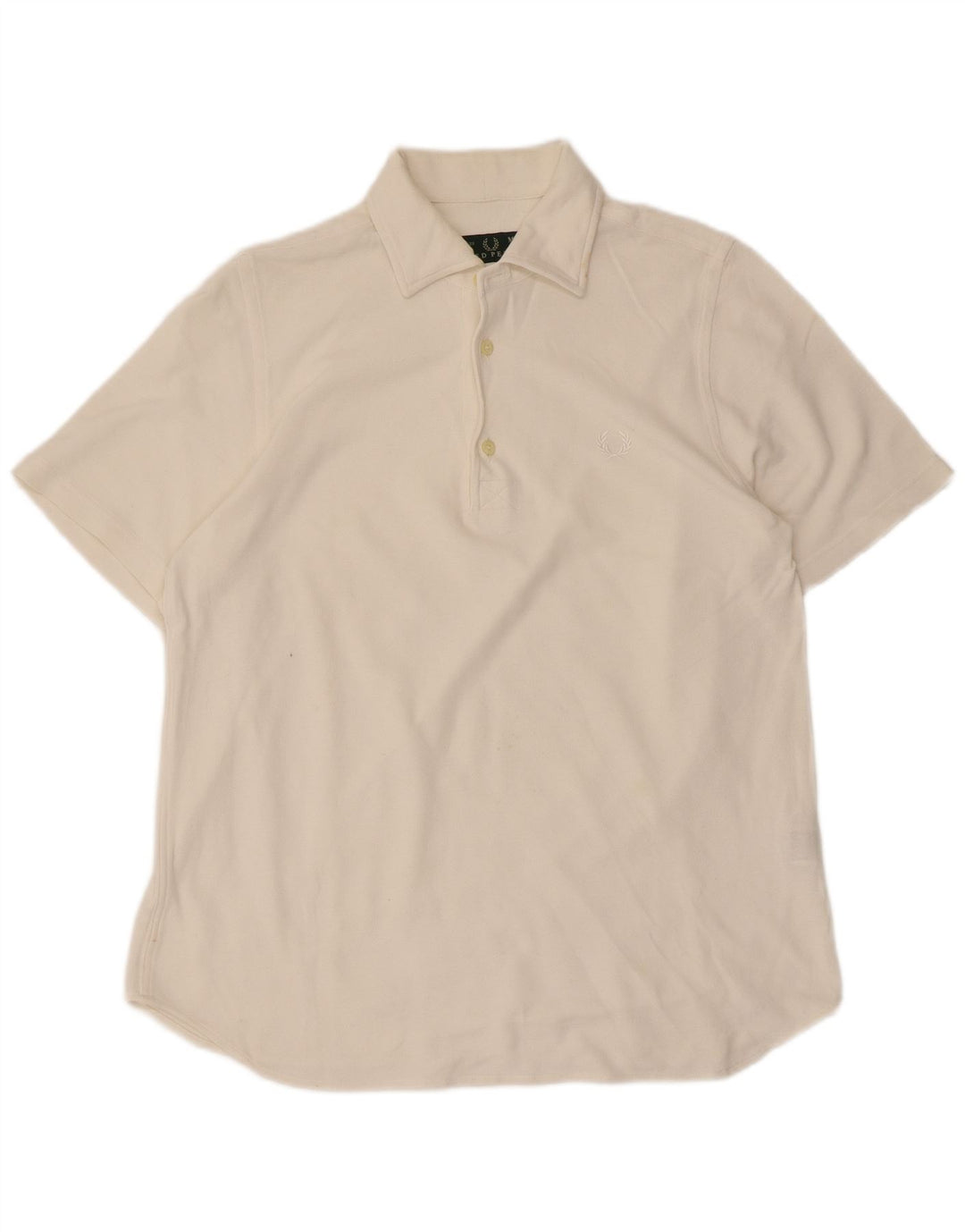 Polo da uomo Fred Perry in cotone bianco medio
