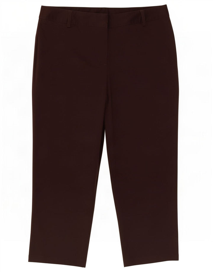 Pantaloni Capri da donna Marks & Spencer W32 L22 Marrone