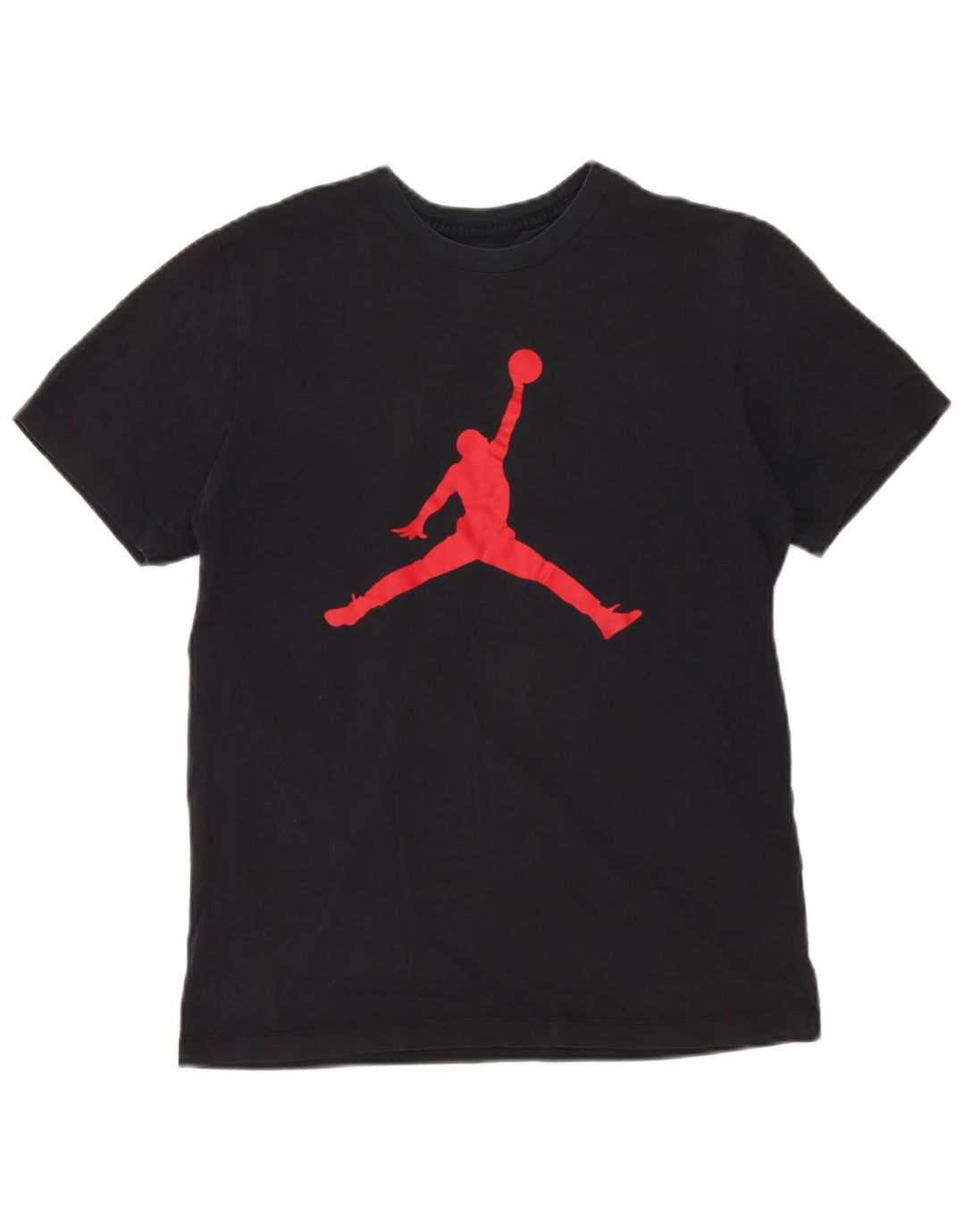 T-shirt grafica da uomo Jordan Top piccola in cotone nero