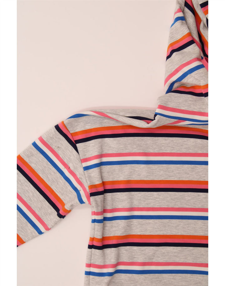 TOMMY HILFIGER Womens Oversized Hoodie Jumper UK 16 Large Multicoloured Vintage Tommy Hilfiger and Second-Hand Tommy Hilfiger from Messina Hembry 