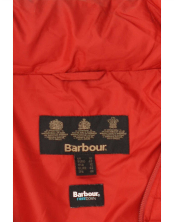 Giacca imbottita da donna Barbour UK 16 grande rossa