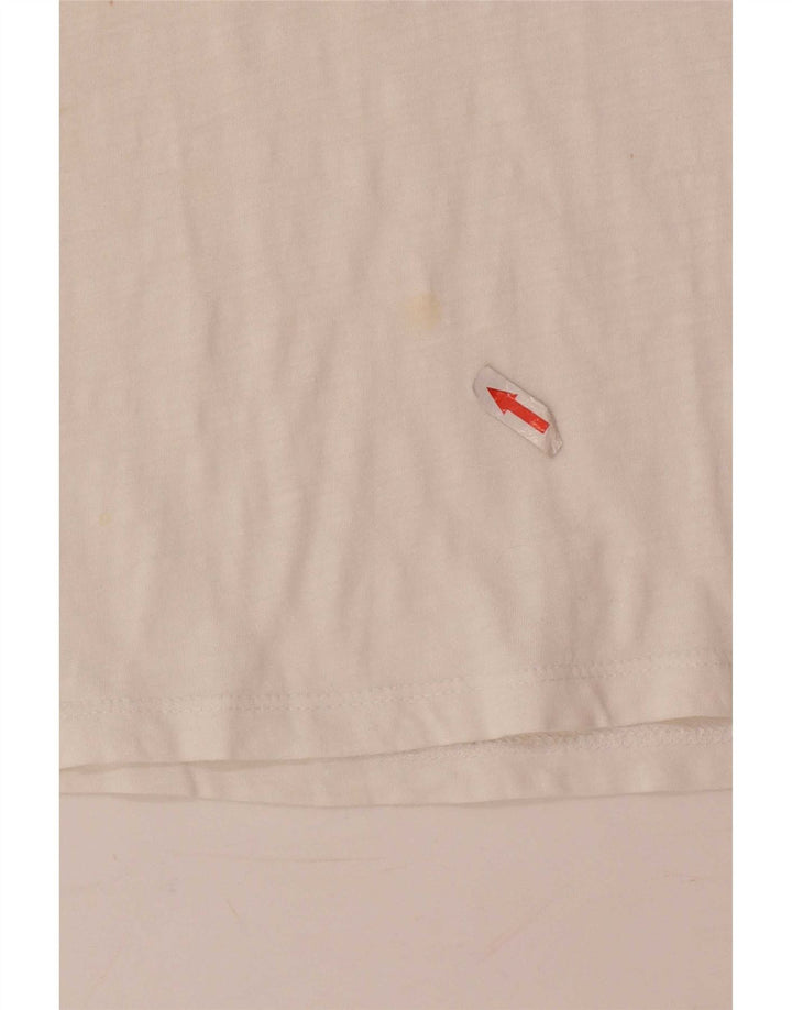 T-shirt da donna Levi's Top UK 14 cotone bianco medio