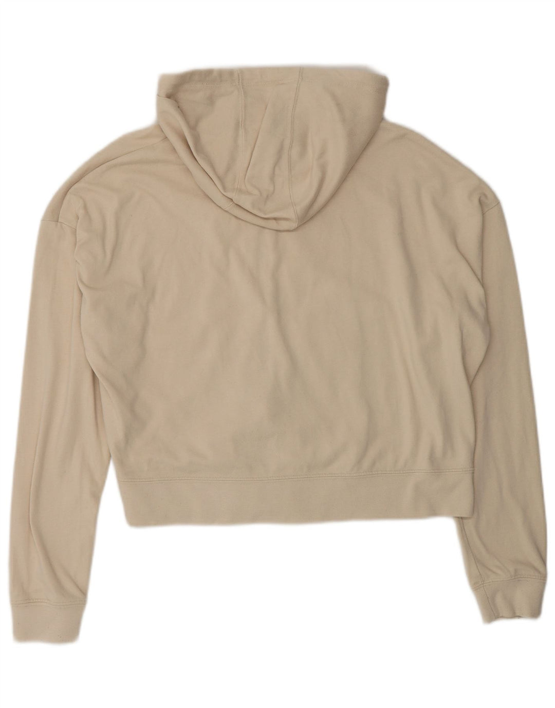 Felpa con cappuccio e zip oversize da donna Nike UK 10 Small Beige Poliestere