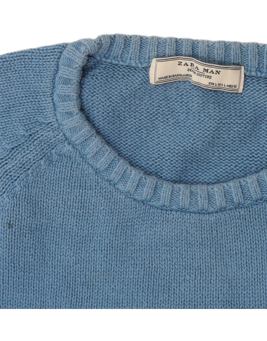 Maglione maglione girocollo da uomo Zara a righe grandi multicolori
