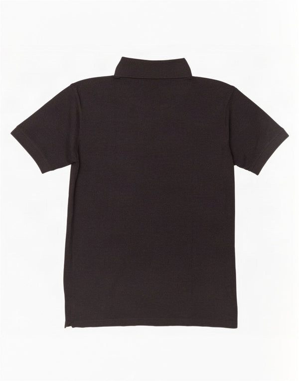 Polo Reebok da uomo grande in cotone nero