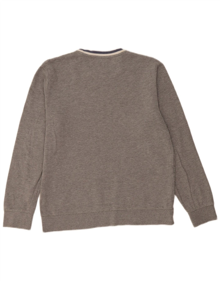 Jack & Jones Felpa da uomo Maglione grande in cotone grigio