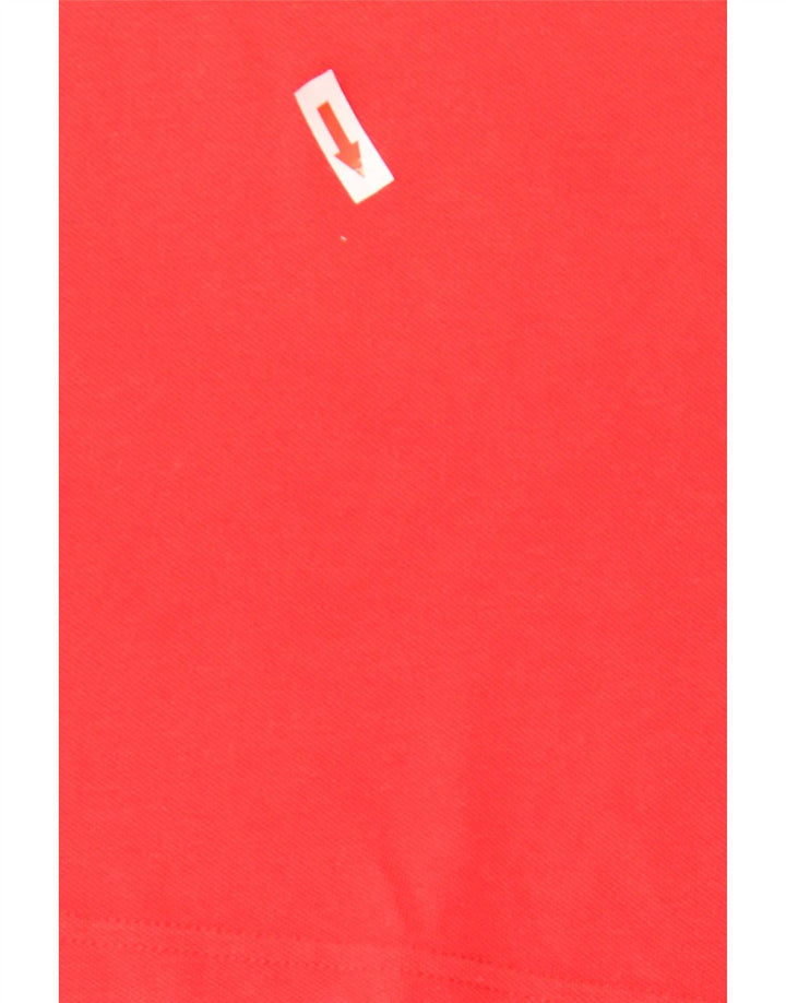 Polo Uomo Diadora Rosso Medio In Cotone