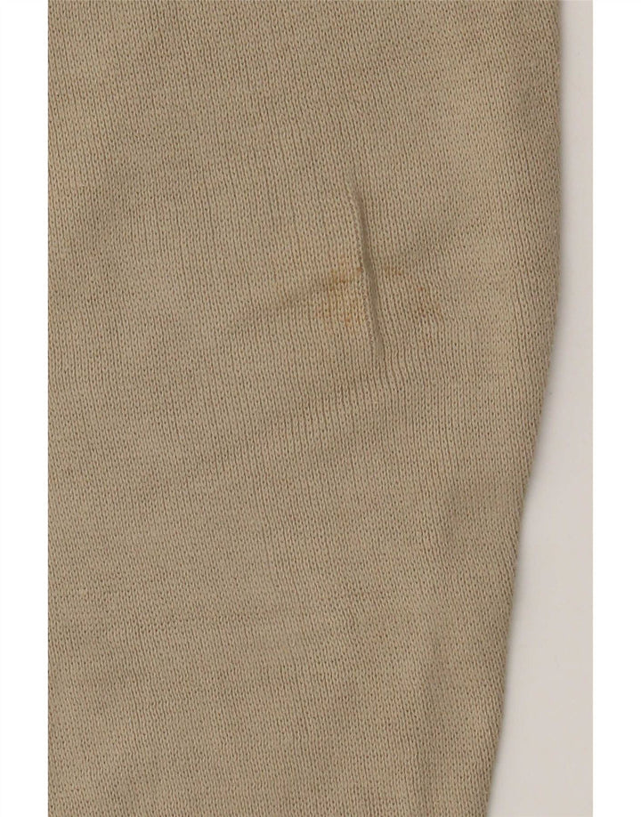 Maglione maglione girocollo da uomo Marks & Spencer in cotone beige medio