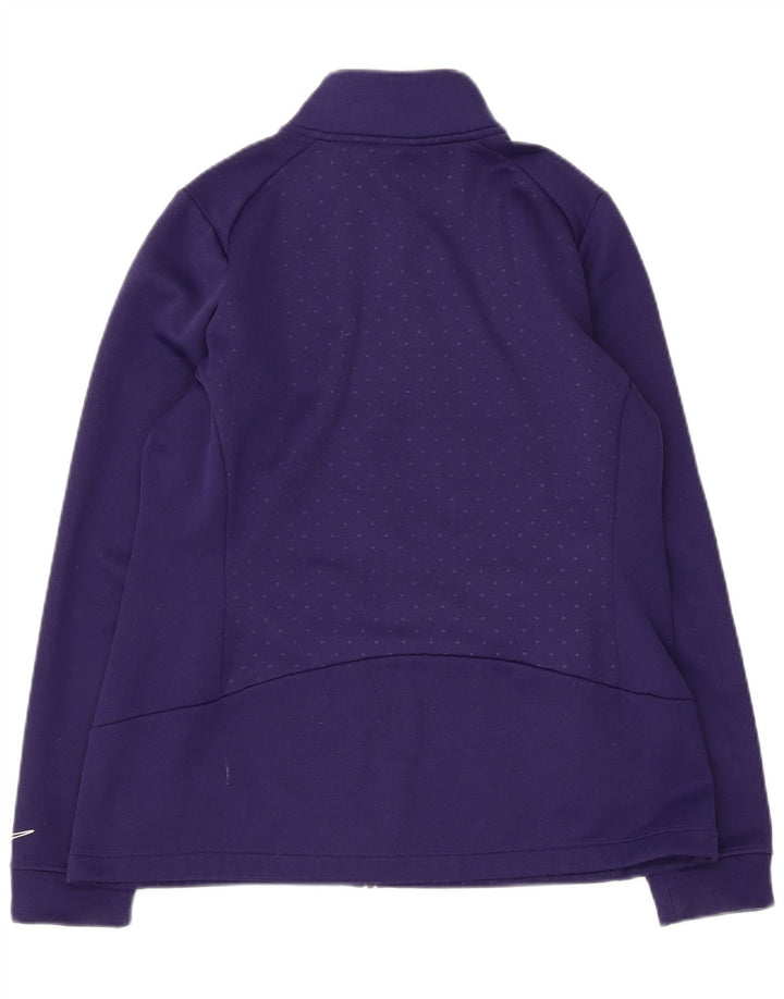 Giacca da tuta Nike Therma-Fit da donna UK 16 grande viola maculato