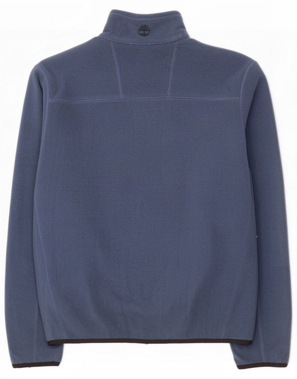 Giacca in pile da uomo Timberland UK 36 Small Blue Poliestere