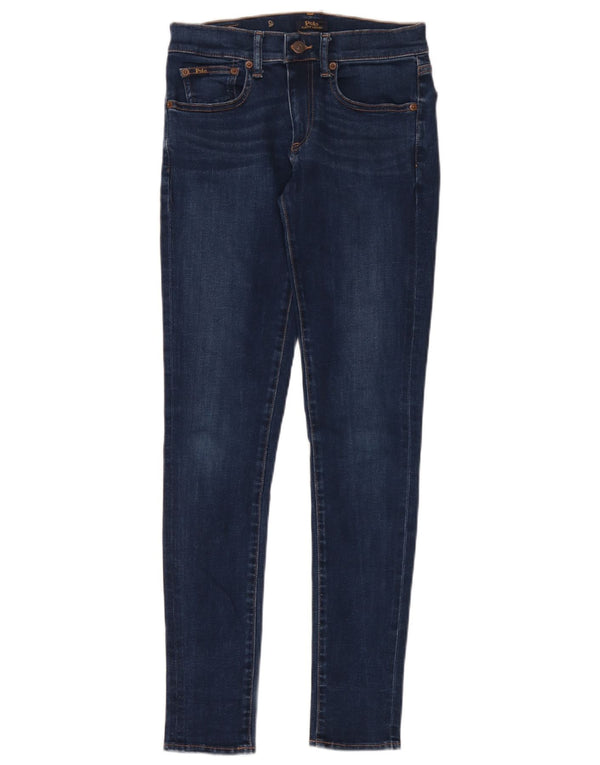 Polo Ralph Lauren Womens Skinny Jeans W26 L30 Blue Cotton