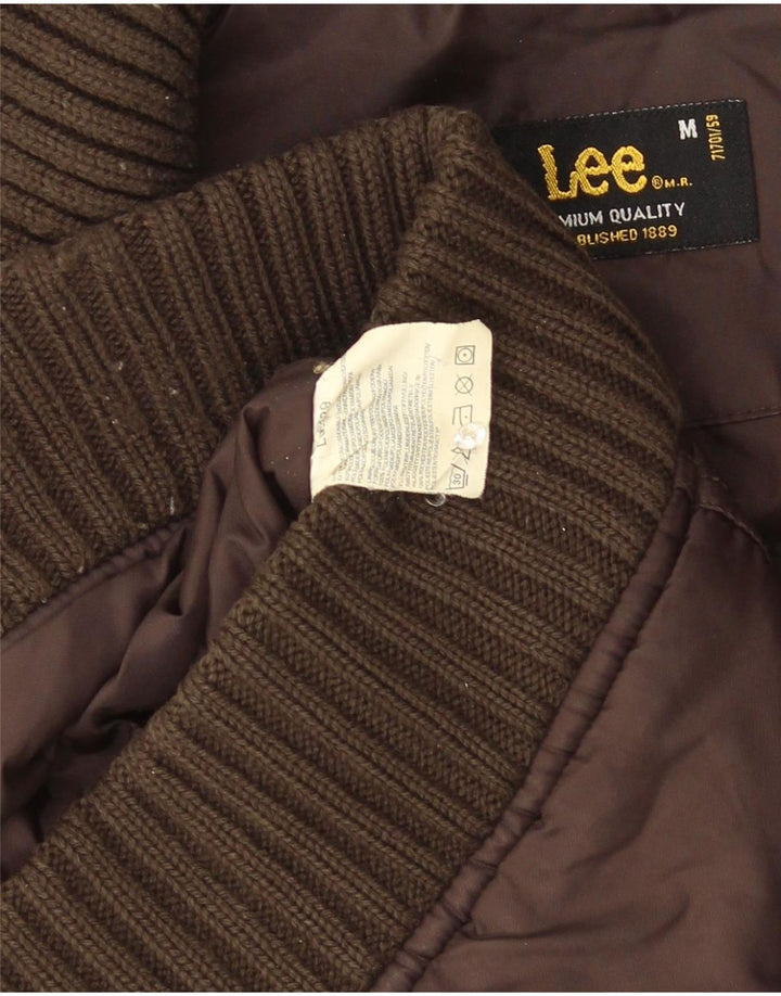 Giubbotto bomber da uomo Lee UK 38 Poliammide marrone medio