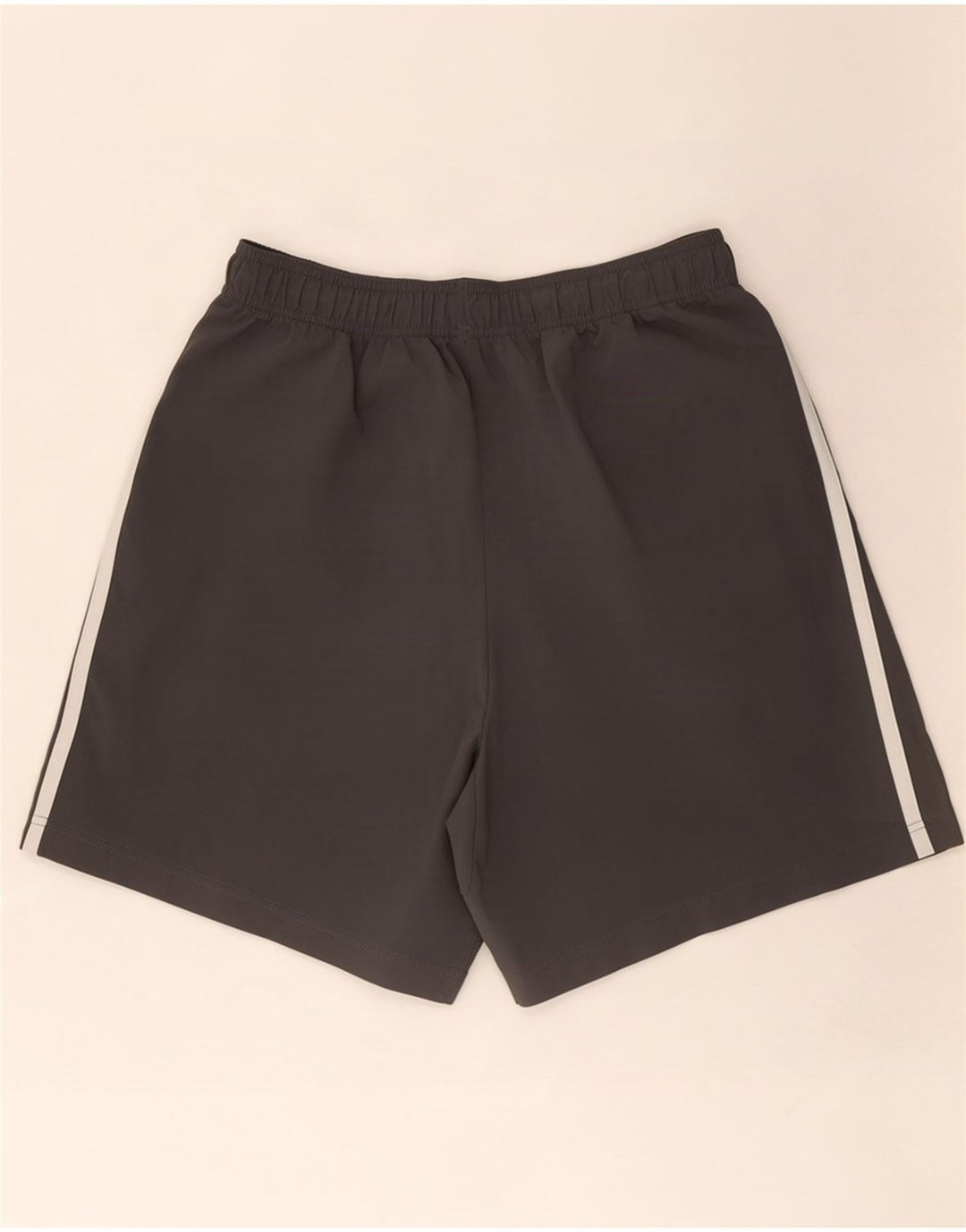 Pantaloncini sportivi Adidas da uomo grandi in poliestere grigio