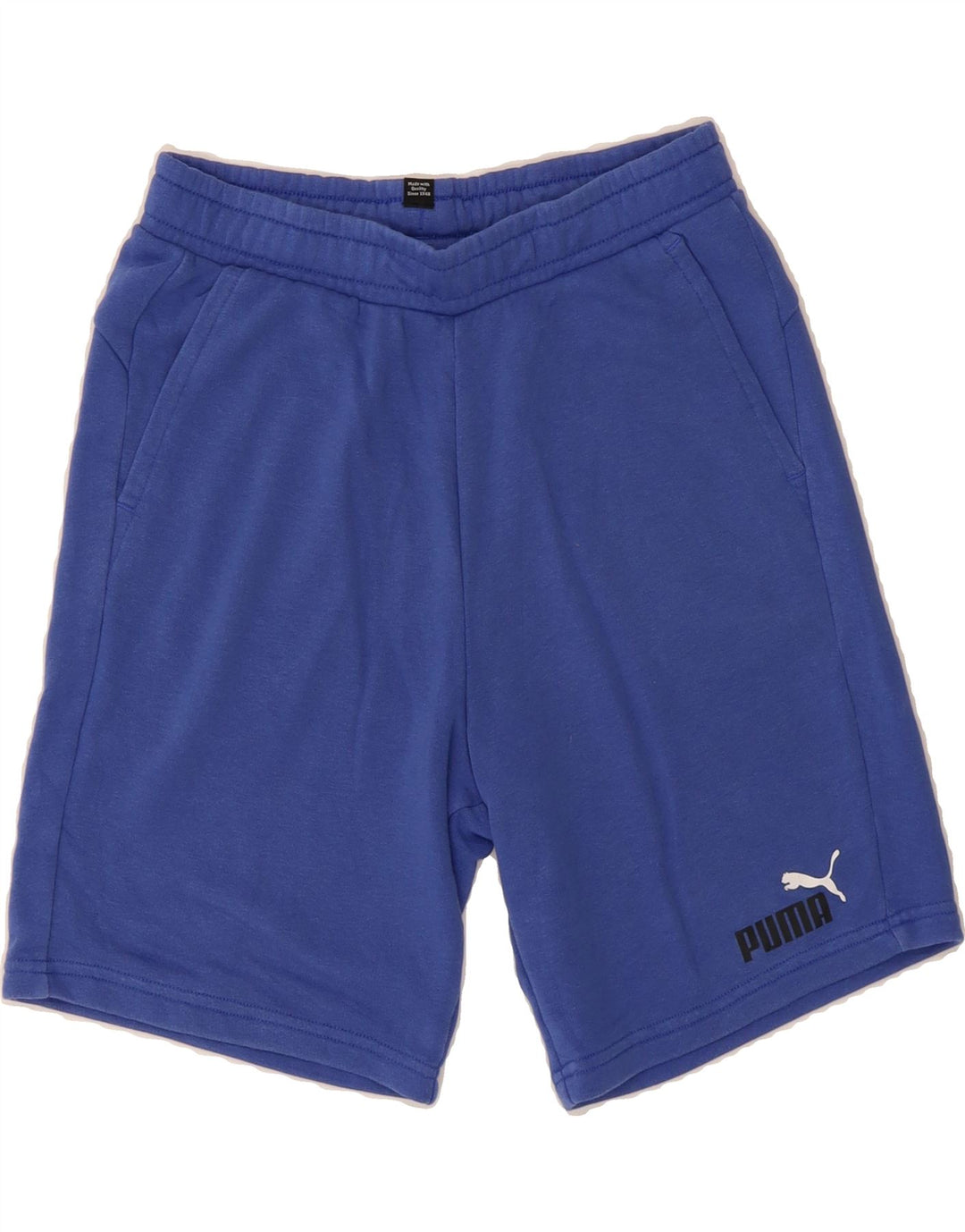 PUMA Boys Sport Shorts 13-14 Years Blue Cotton Vintage Puma and Second-Hand Puma from Messina Hembry 