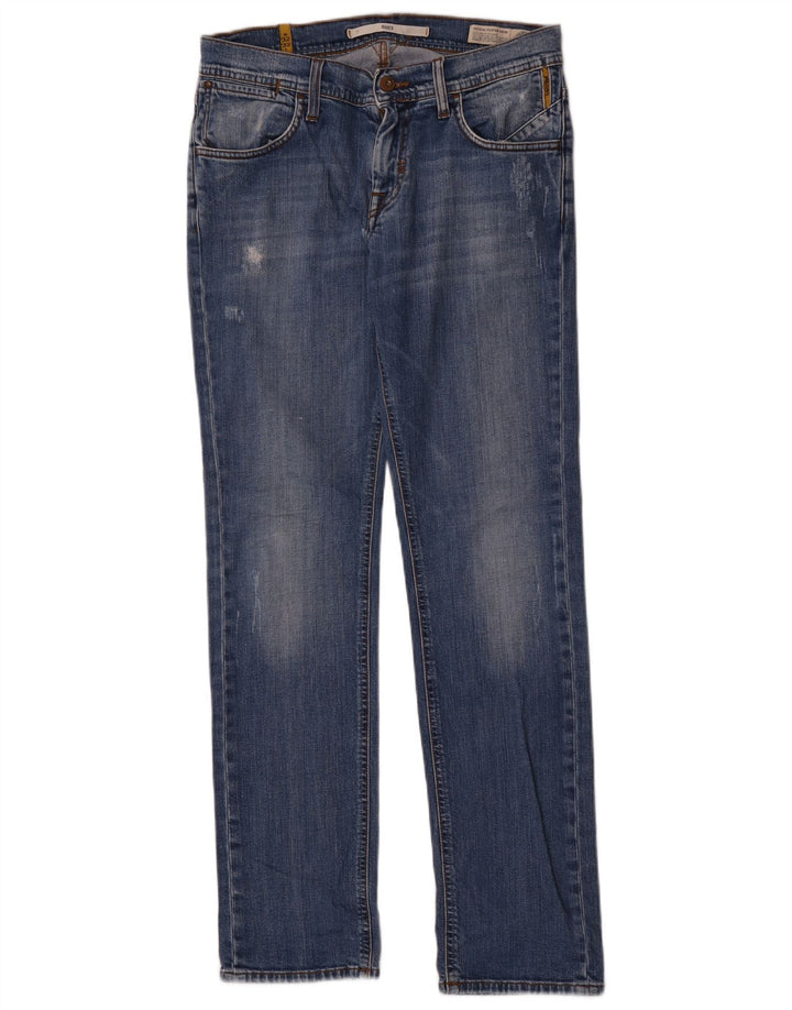 Jeans slim da donna Maner Meltin' Pot W32 L32 cotone blu