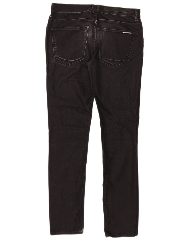 Jeans slim da uomo Zara EU 40 medio W31 L31 cotone nero