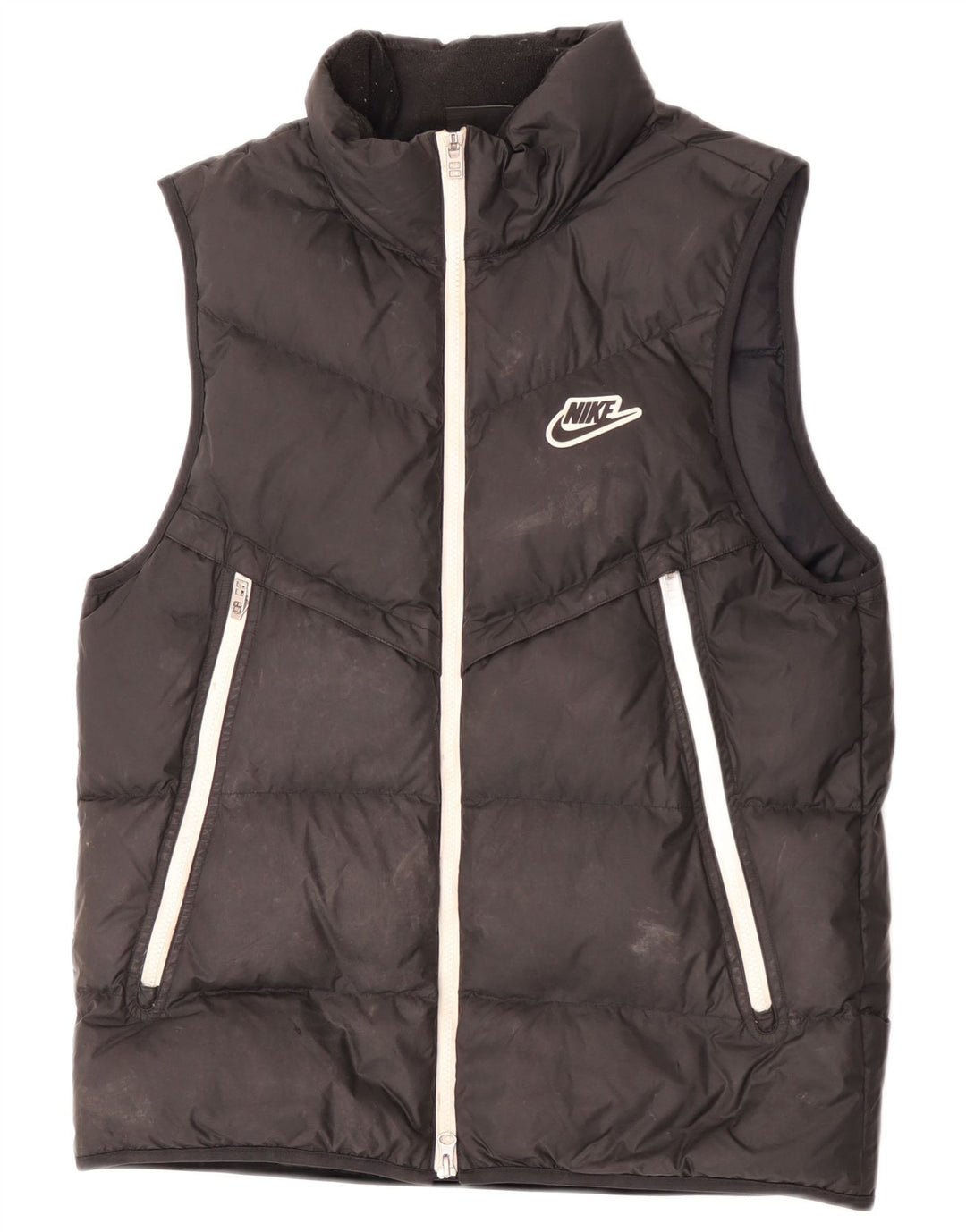 Gilet imbottito da uomo Nike UK 38 medio nero poliestere