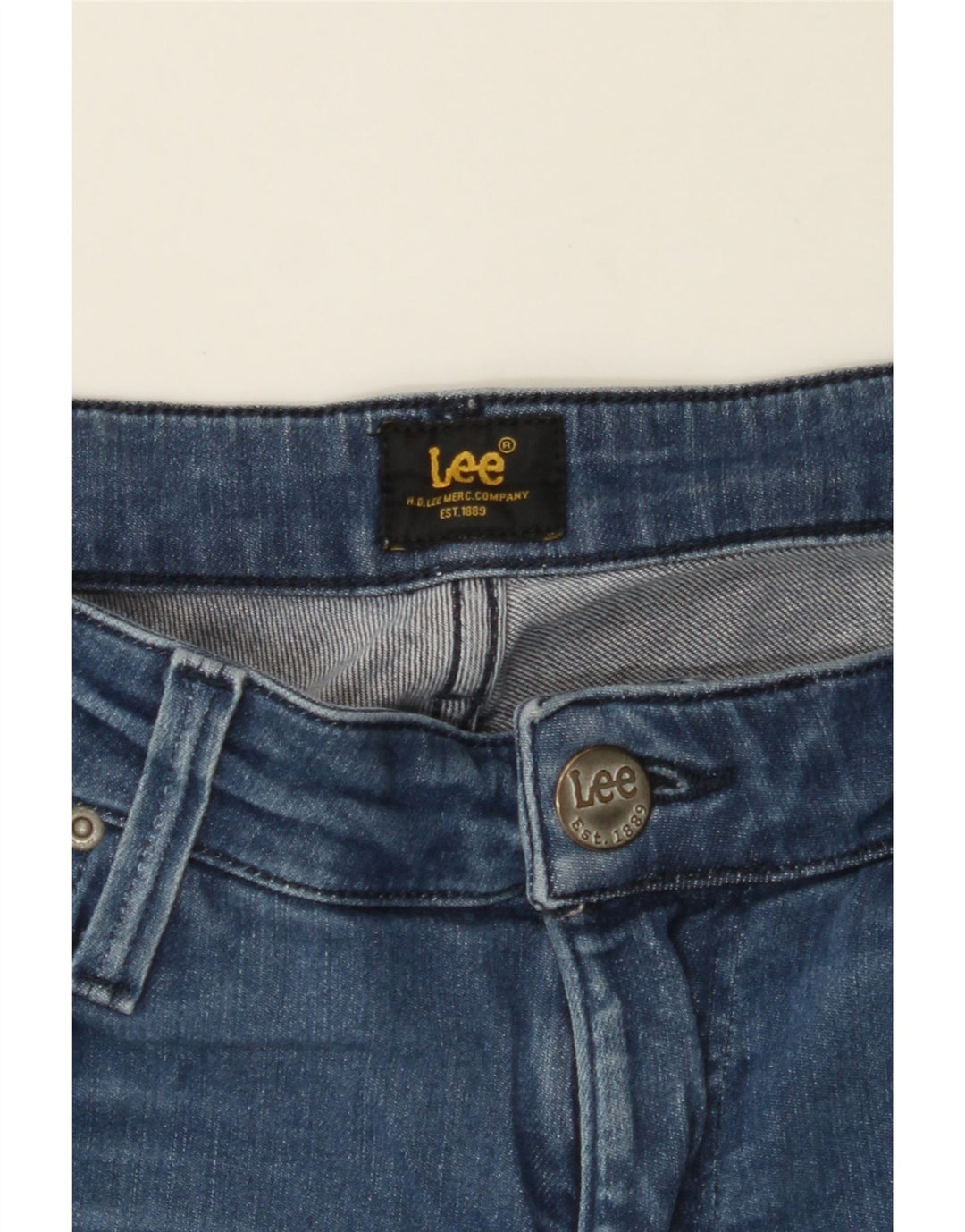 LEE Womens Scarlett Cropped Jeans W30 L28 Blue Cotton Vintage Lee and Second-Hand Lee from Messina Hembry 