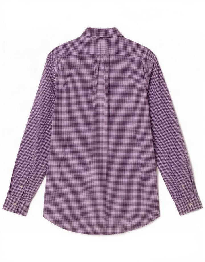 Polo Ralph Lauren Camicia da uomo in cotone a quadretti viola medio