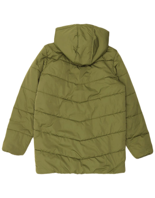 Cappotto imbottito con cappuccio da donna Vans UK 16 grande verde