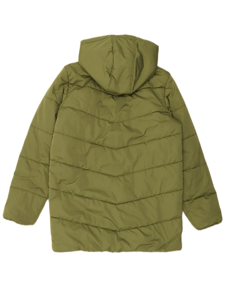 Cappotto imbottito con cappuccio da donna Vans UK 16 grande verde