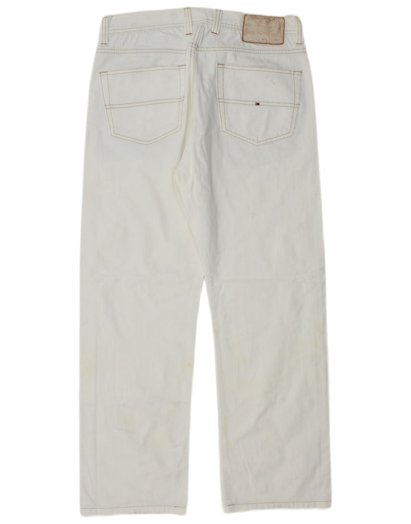 TOMMY HILFIGER Jeans dritti da uomo W34 L29 cotone blu