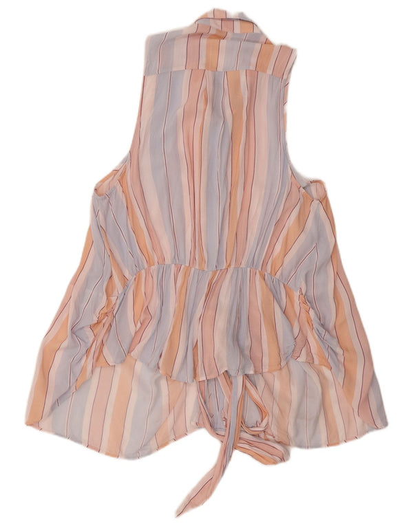 Camicetta da donna Free People UK 12 a righe multicolori medie