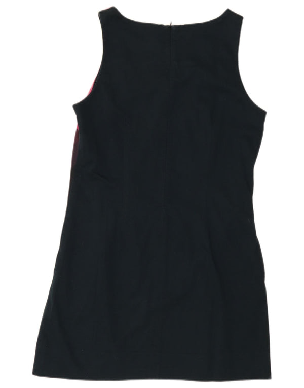 Abito tubino senza maniche da donna Desigual EU 42 Large Nero geometrico