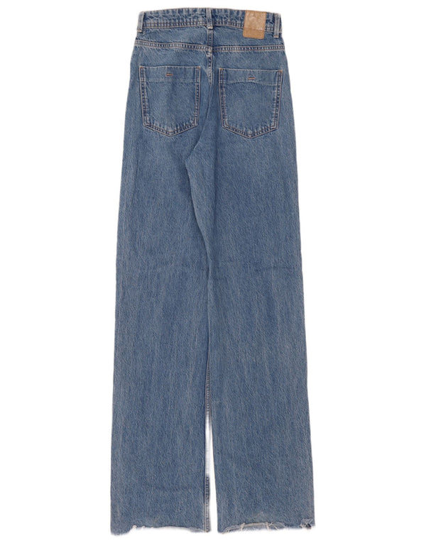 Jeans Zara da donna a gamba larga EU 36 XS W26 L34 Blu