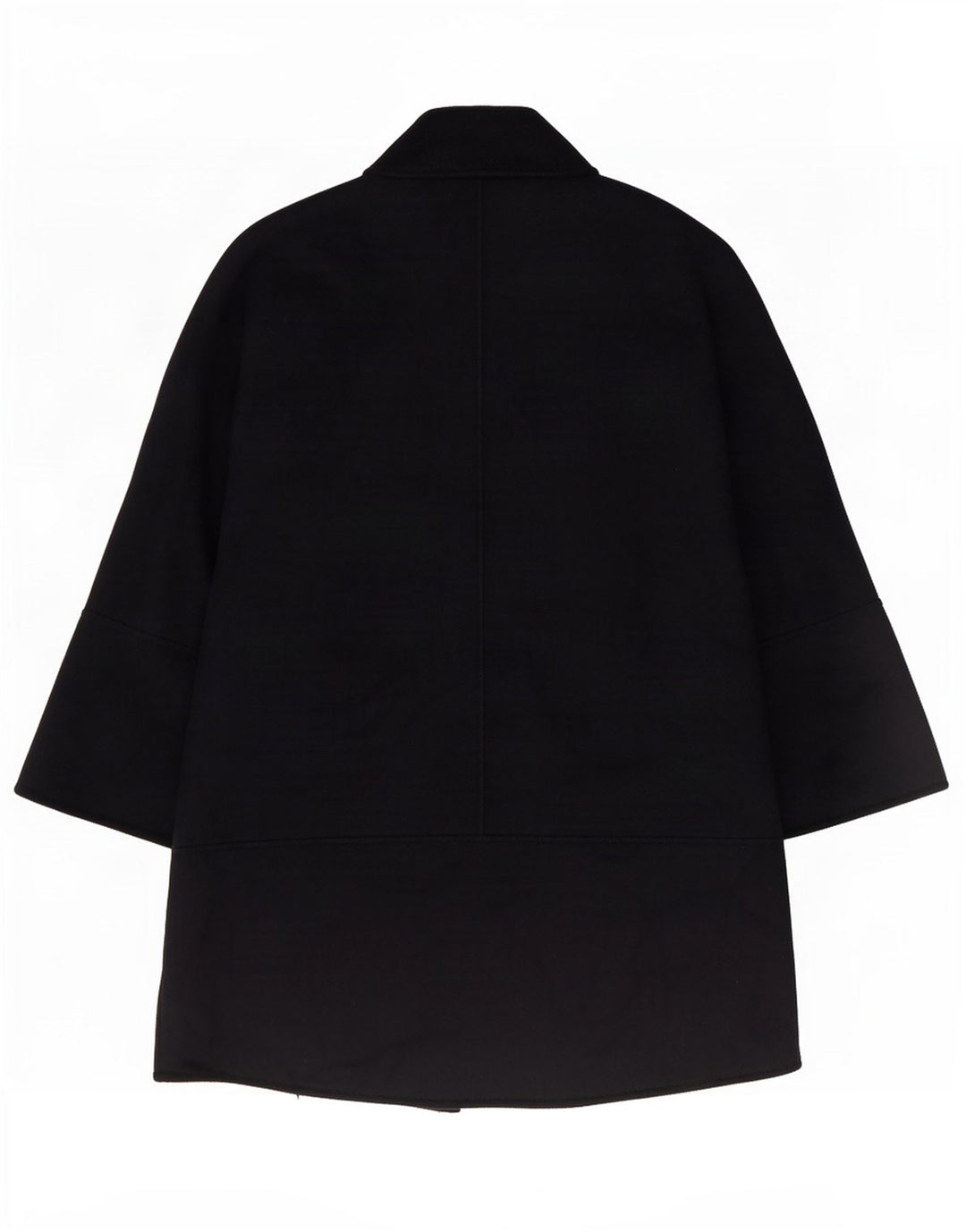 Soprabito oversize aperto da donna Zara UK 10 piccolo in lana blu navy
