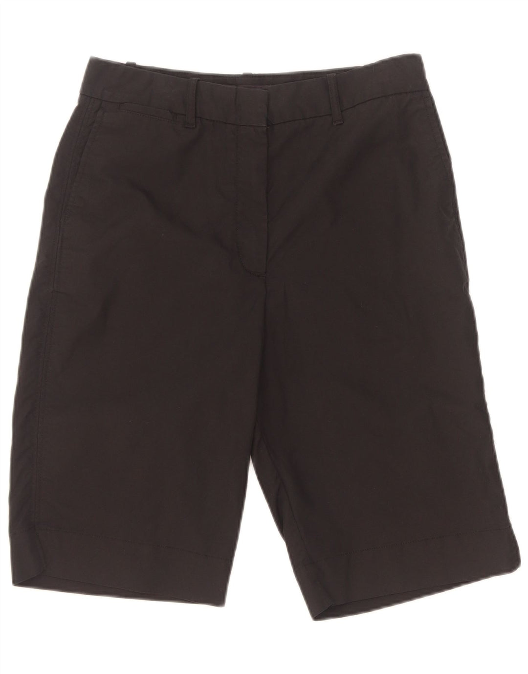 Pantaloncini chino da donna Marks & Spencer UK 10 piccoli W28 cotone nero