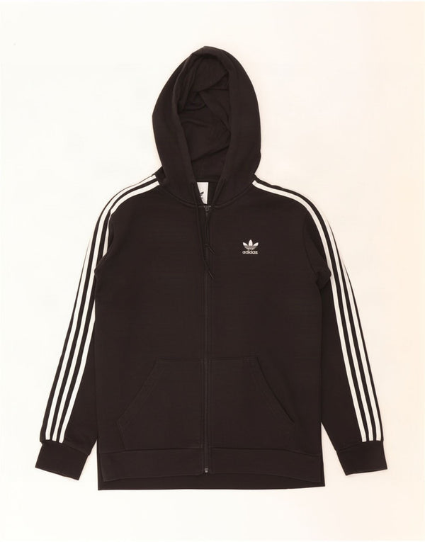 Felpa con cappuccio da uomo Adidas Medium in cotone nero