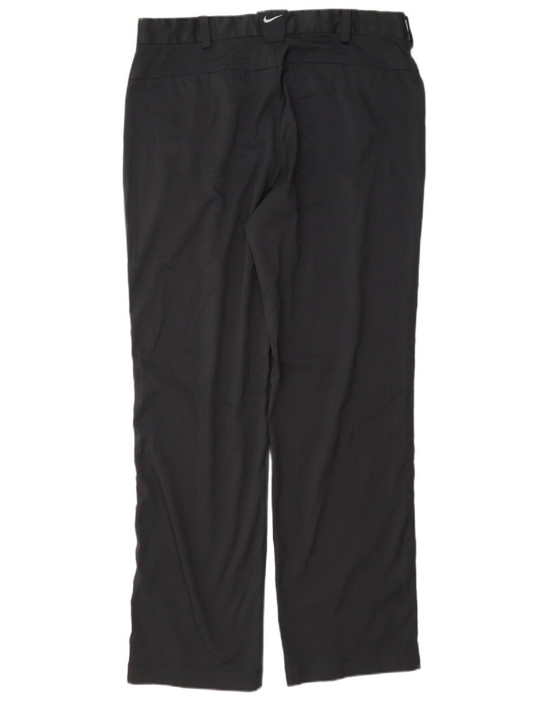 Pantaloni casual dritti da golf Nike da uomo W34 L31 poliestere blu navy