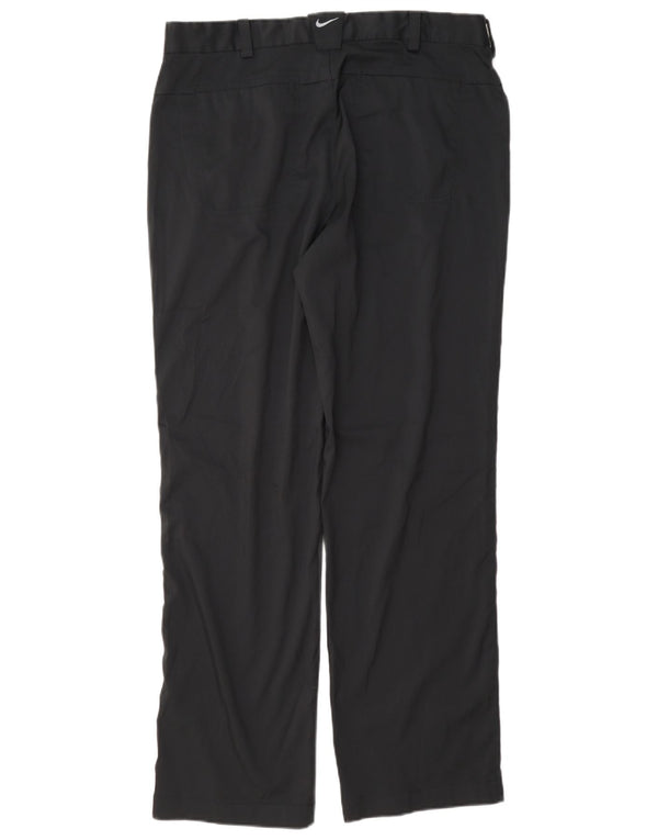 Nike Mens Golf Straight Casual Trousers W34 L31 Navy Blue Polyester