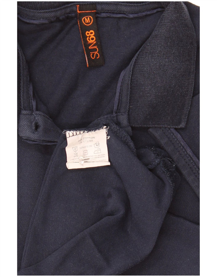 Polo da donna Sun68 UK 12 cotone blu navy medio