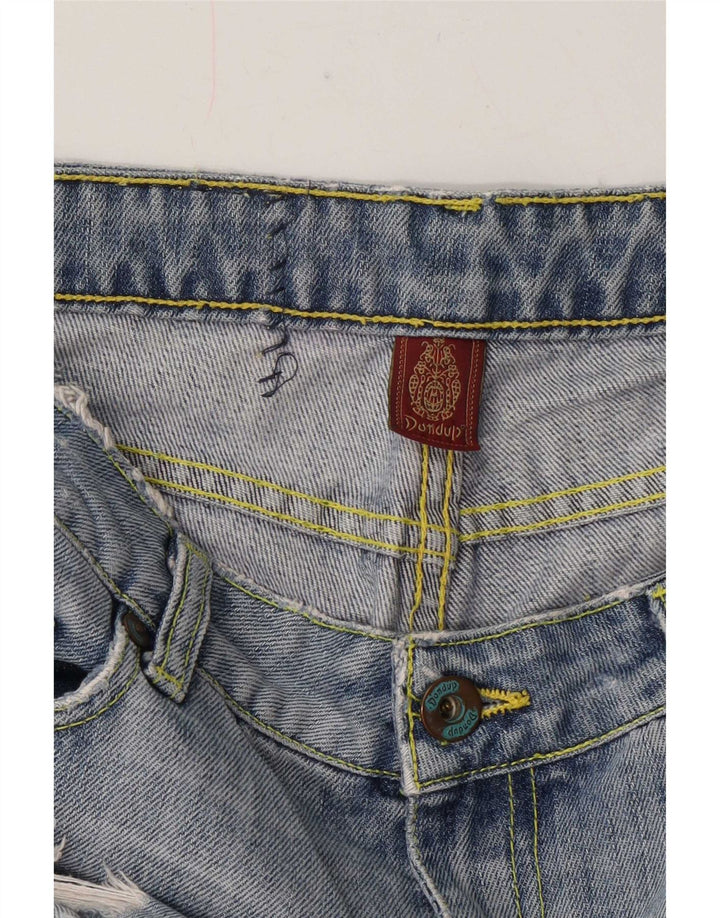 Dondup Jeans Corti Cargo Distressed da Donna W28 L24 Blu