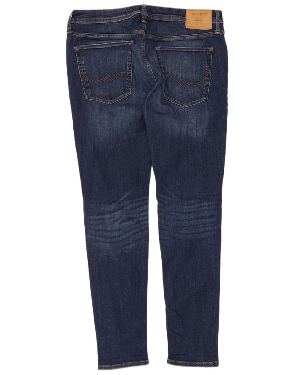 Jeans skinny Tom da uomo Jack & Jones W36 L32 cotone blu navy