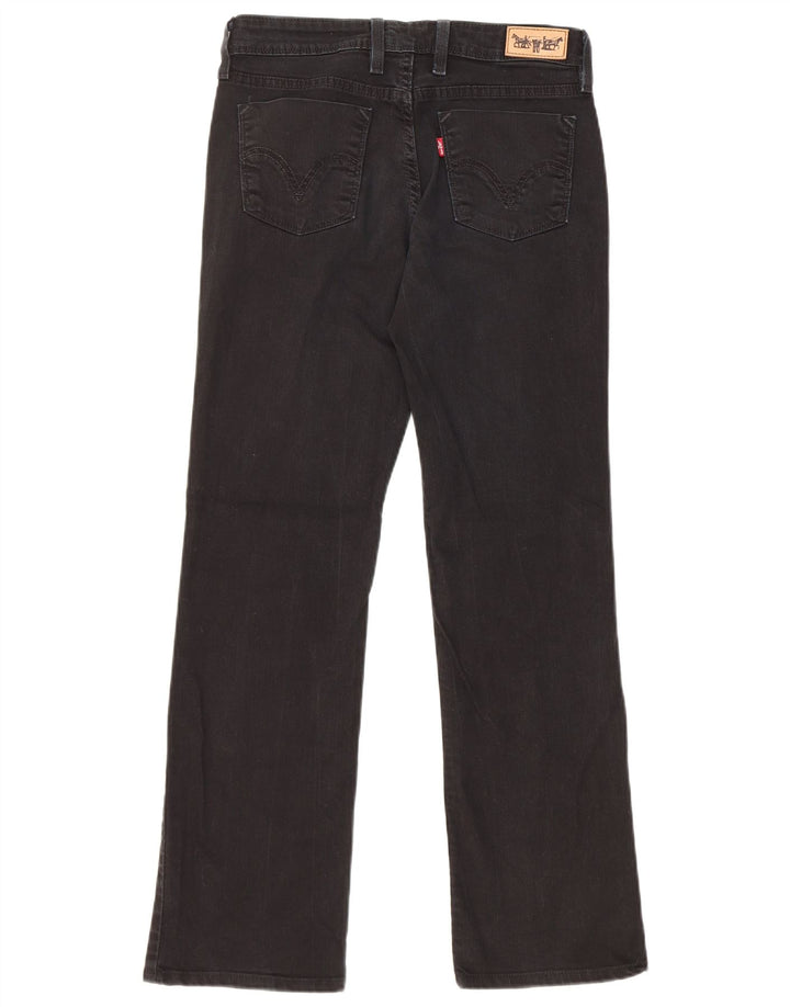 Jeans dritti Levi's 627 da donna W29 L30 cotone nero