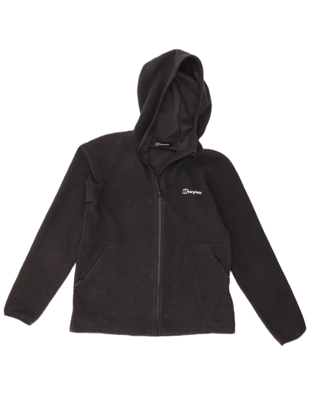 Giacca in pile con cappuccio da donna Berghaus UK 10 piccola nera