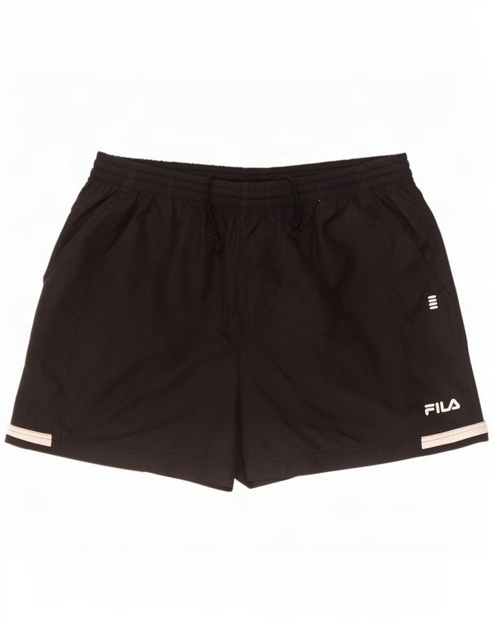 Pantaloncini sportivi da uomo Fila IT 56 XL Poliestere color block nero