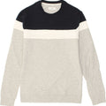JULES Mens Sweatshirt Jumper Small Grey Colourblock Cotton Vintage Jules and Second-Hand Jules from Messina Hembry 
