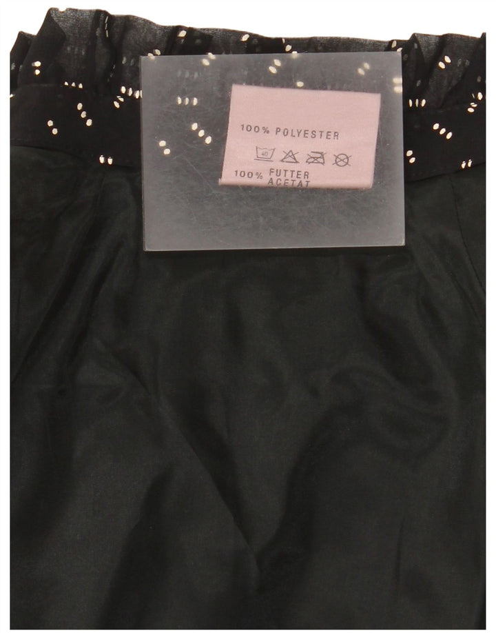 Abito lungo da donna a maniche lunghe MARKWALD EU 36 piccolo poliestere maculato nero