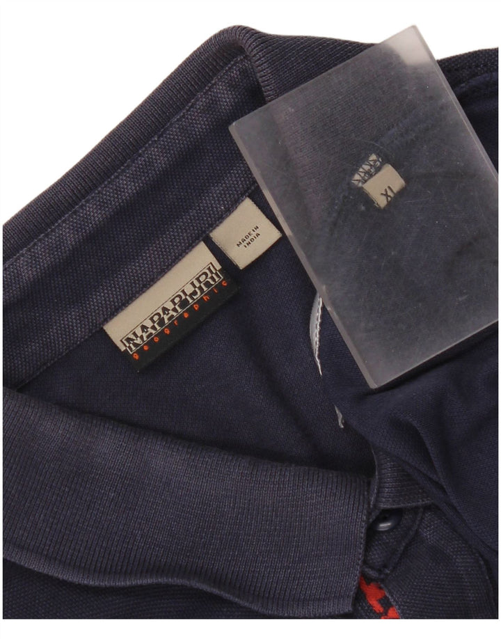Polo da uomo Napapijri XL blu navy