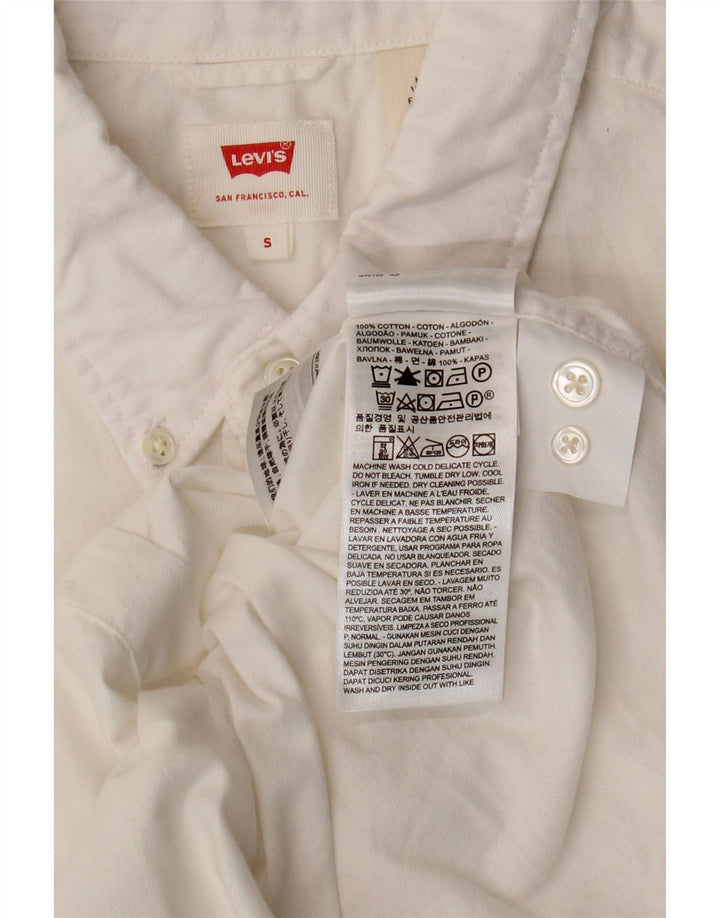 Camicia Levi's Uomo Small Cotone Bianco