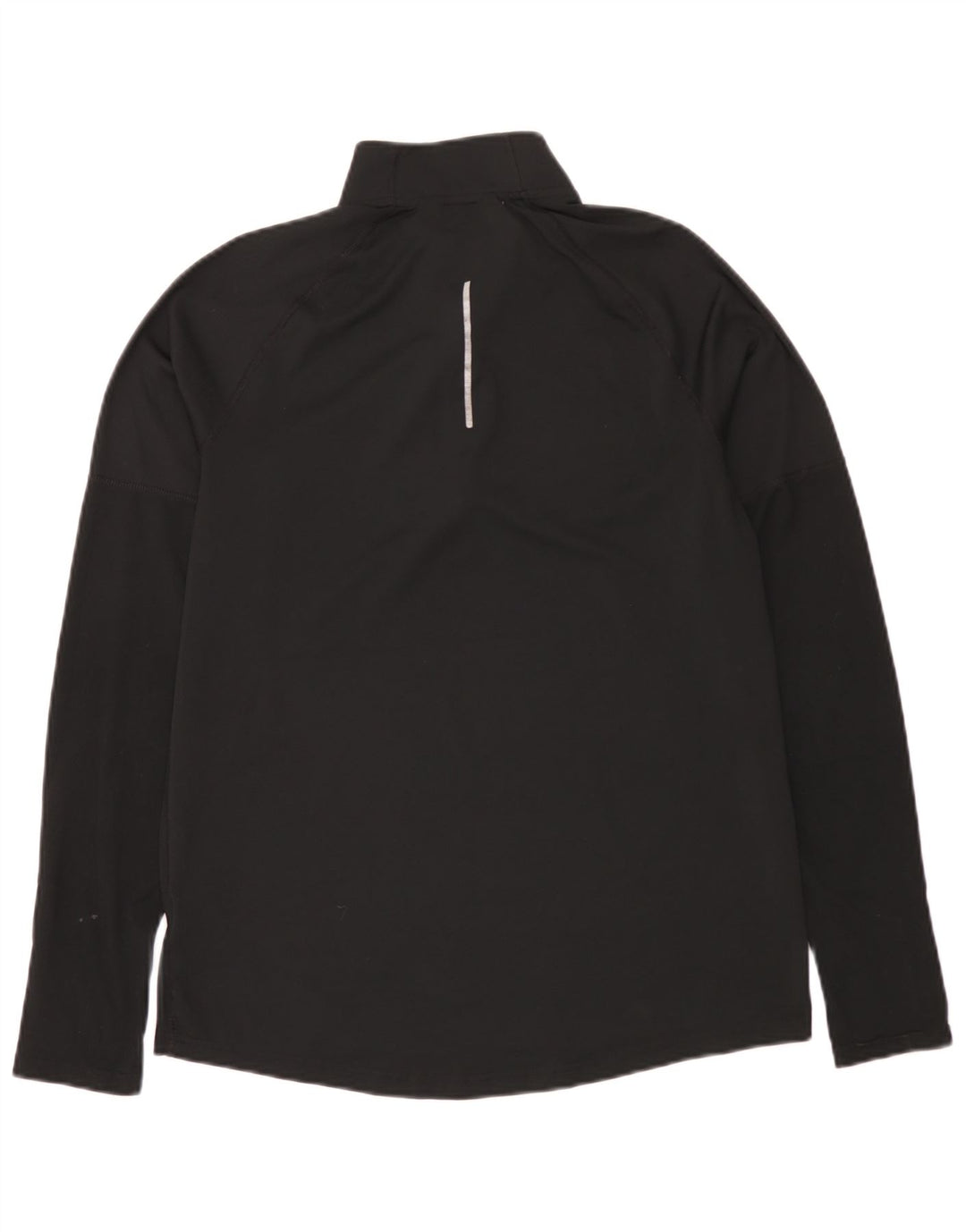 Maglia da tuta Nike Dri Fit con zip e collo pullover da uomo, poliestere nero medio